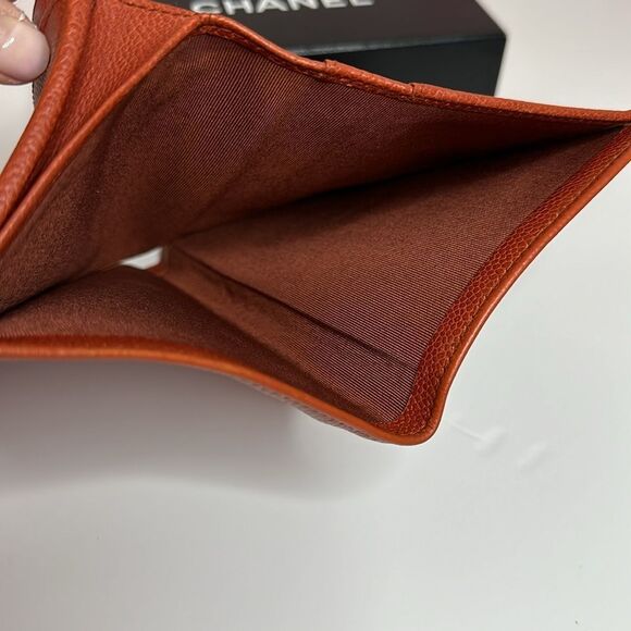 💯Authentic Chanel Caviar Bifold Long Wallet🍀 - Picture 9 of 16